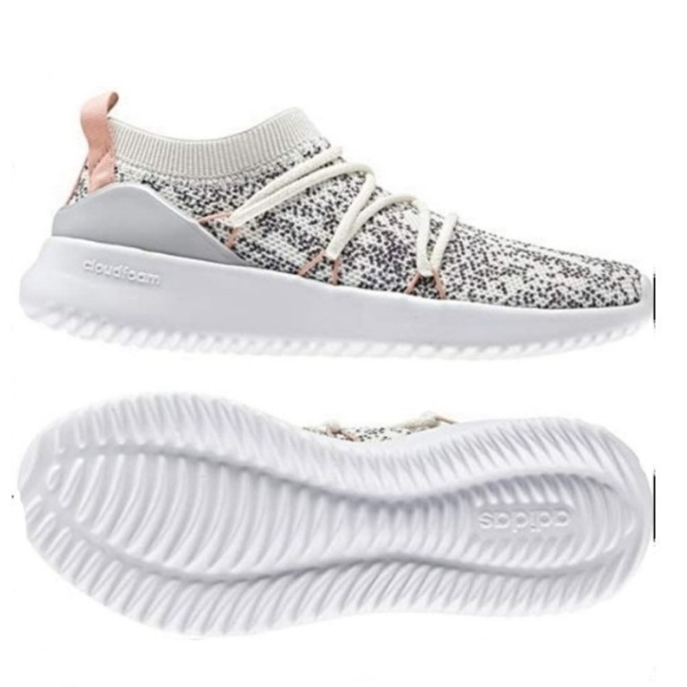 NWT Adidas Women's Ultimamotion White/Dust Pink (F34533/F34516) Sneakers - 11 US